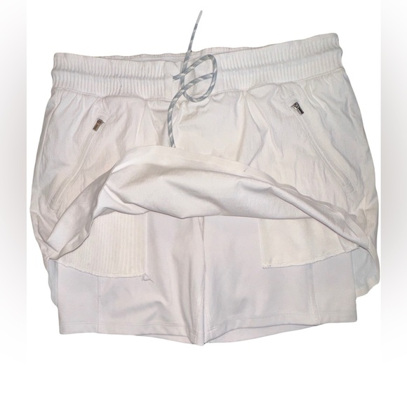 Athleta White Athletic Trekkie Skirt Skort Tennis Golf Women’s Size 4 - Picture 2 of 7